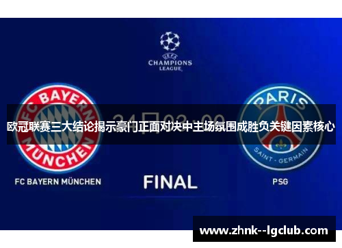 欧冠联赛三大结论揭示豪门正面对决中主场氛围成胜负关键因素核心